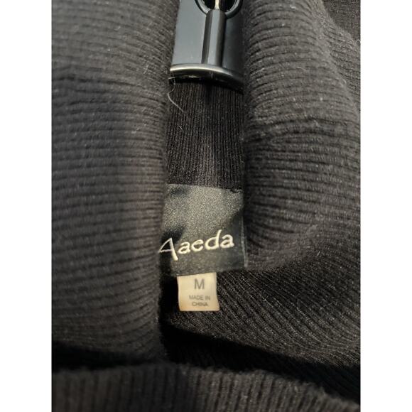 Aedan Colorblock Oversized Sweater Soft Stretch Knit Medium Beige Black Cream - Picture 9 of 10